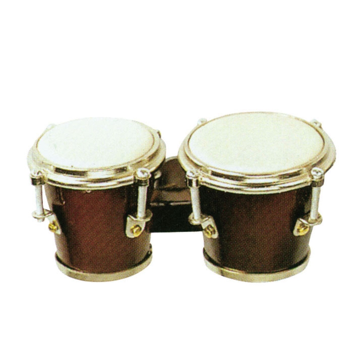 Miniature Bongo Drum Musical Instrument Replica Gift